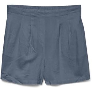VERO MODA dam Vmjesmilo Hw shorts WVN Ga Noos, Kina blå, S VERO MODA dam Vmjesmilo Hw shorts WVN Ga Noos, Kina blå, S