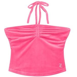 Juicy Couture Neck Holder Top, Het rosa, S Juicy Couture Neck Holder Top, Het rosa, S