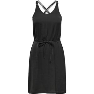 ONLY Onltilde S/L Lace Mix Dress JRS, svart, M ONLY Onltilde S/L Lace Mix Dress JRS, svart, M