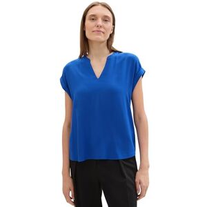 TOM TAILOR damblus, 14531 Glänsande kunglig, 36 TOM TAILOR damblus, 14531 Glänsande kunglig, 36