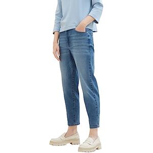 TOM TAILOR dam hög midja skaft passform jeans, 10281-Mid Stone Wash Denim, 25W / 28L TOM TAILOR dam hög midja skaft passform jeans, 10281-Mid Stone Wash Denim, 25W / 28L