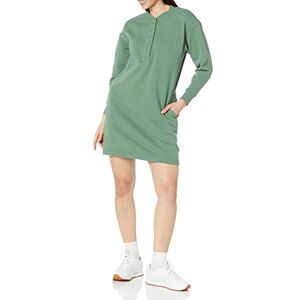 Amazon Essentials stickad Henley sweatshirt för kvinnor (finns i plusstorlek), salviagrön, XX-Large Amazon Essentials stickad Henley sweatshirt för kvinnor (finns i plusstorlek), salviagrön, XX-Large