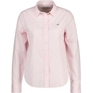 GANT Poplin randig damskjorta, ljusrosa, Klassisk blå, 46 GANT Poplin randig damskjorta, ljusrosa, Klassisk blå, 46
