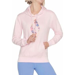 Skechers Skech-Sweats Akvarell Diamant Pullover Huvtröja Rosa, Rosa, 3XL Skechers Skech-Sweats Akvarell Diamant Pullover Huvtröja Rosa, Rosa, 3XL