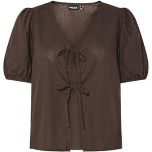 PIECES Pcfrieda Ss Top WVN, Choklad martini, L PIECES Pcfrieda Ss Top WVN, Choklad martini, L