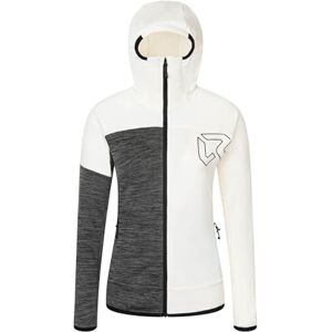 Rock Experience REWC02301-C520 Kobra Hoodie FZ Kvinna Fleece Dam Lång Tröja 0006 Marshmallow+O014 Grå Melange XS Rock Experience REWC02301-C520 Kobra Hoodie FZ Kvinna Fleece Dam Lång Tröja 0006 Marshmallow+O014 Grå Melange XS