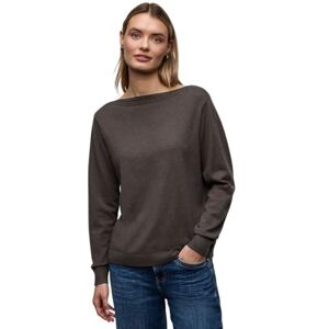 Street One Basic ubåt tröja Rustic Brown Mel. 40 Street One Basic ubåt tröja Rustic Brown Mel. 40