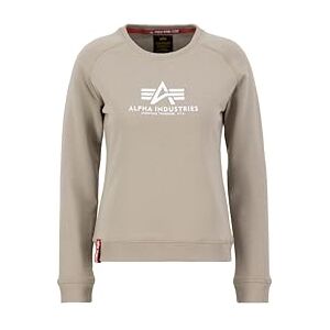 Alpha Industries New Basic Sweatshirt för damer Vintage Sand Alpha Industries New Basic Sweatshirt för damer Vintage Sand