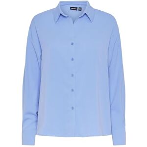 PIECES Pcfranan Ls skjorta Noos Bc blus, hydrangea, L PIECES Pcfranan Ls skjorta Noos Bc blus, hydrangea, L
