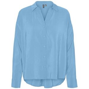 VERO MODA VMQUEENY LS oversize skjorta WVN GA NOOS, Bonnie blå, M VERO MODA VMQUEENY LS oversize skjorta WVN GA NOOS, Bonnie blå, M