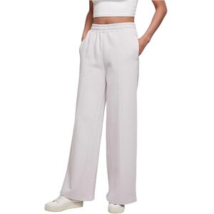 Urban Classics Dambyxor joggingbyxor med dekorativa veck fram och bak, sweatpants med elastiskt midjeband och breda ben, slagbyxor, storlek XS till 5XL, Softlilac, 5XL Urban Classics Dambyxor joggingbyxor med dekorativa veck fram och bak, sweatpants med elastiskt midjeband och breda ben, slagbyxor, storlek XS till 5XL, Softlilac, 5XL