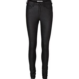 VERO MODA Damer Vmseven Nw S Smooth Coated Pant TLL Noos byxor, Black/Detail:coated, (XS) W x 34L VERO MODA Damer Vmseven Nw S Smooth Coated Pant TLL Noos byxor, Black/Detail:coated, (XS) W x 34L