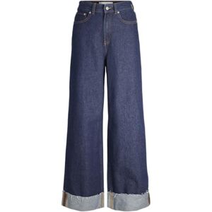JJXX Bestseller A/S Damer JXTOKYO Wide FOLD UP HW Jeans R6055 DNM jeansbyxor, mörkblå denim, 28 W/34 l, Dark Blue Denim, 28W x 34L JJXX Bestseller A/S Damer JXTOKYO Wide FOLD UP HW Jeans R6055 DNM jeansbyxor, mörkblå denim, 28 W/34 l, Dark Blue Denim, 28W x 34L