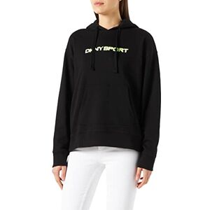 DKNY Damer sport kvinnors Layered Shadow logo Pull Over Hoodie skjorta, svart, XS DKNY Damer sport kvinnors Layered Shadow logo Pull Over Hoodie skjorta, svart, XS