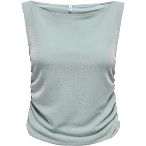 ONLY Damer Onlcalla S/L Glitter Top Box JRS, Blå surfing, XS ONLY Damer Onlcalla S/L Glitter Top Box JRS, Blå surfing, XS