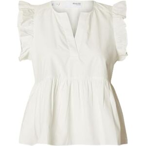 SELECTED FEMME SLFBLAIR-IDA SL TOP NOOS, Snövit, 42 SELECTED FEMME SLFBLAIR-IDA SL TOP NOOS, Snövit, 42