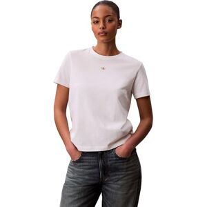 Calvin kvinnors Ss vävd etikett klassisk passform t-shirt LV047F227G t-shirts, vit, L Calvin kvinnors Ss vävd etikett klassisk passform t-shirt LV047F227G t-shirts, vit, L