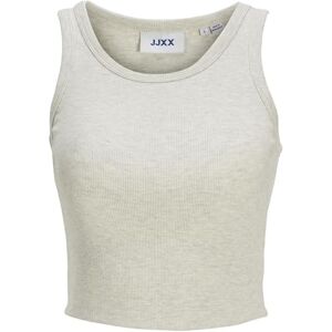 JJXX JXFALLON STR SL Rib TOP JRS NOOS, havregryn/detalj: melerad, L JJXX JXFALLON STR SL Rib TOP JRS NOOS, havregryn/detalj: melerad, L