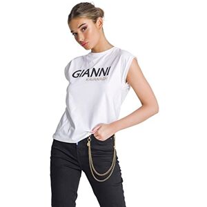 Gianni Kavanagh Dam vit Gianni topp väst, Vit, XL Gianni Kavanagh Dam vit Gianni topp väst, Vit, XL