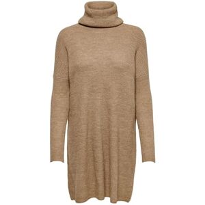 ONLY dam Tröja Onljana L/S Cowlnck Dress Wool Knt Noos , Beige (indisk solbränna detalj: W. melange) , M ONLY dam Tröja Onljana L/S Cowlnck Dress Wool Knt Noos , Beige (indisk solbränna detalj: W. melange) , M