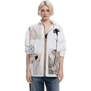 Desigual Woman 25SWCW23 T-shirt, vit, S/M Desigual Woman 25SWCW23 T-shirt, vit, S/M