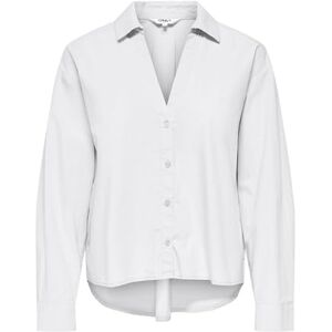 ONLY Onlpanama Ls detalj skjorta WVN, Vit, XS ONLY Onlpanama Ls detalj skjorta WVN, Vit, XS