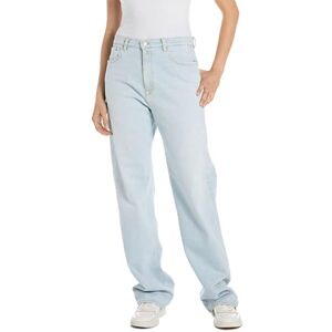 Replay Dam hög midja bekväm passform jeans Laelj, 010 ljusblå, 29W / 32L Replay Dam hög midja bekväm passform jeans Laelj, 010 ljusblå, 29W / 32L