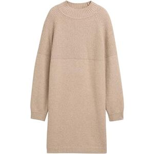 TOM TAILOR Denim damklänning, 28683 – intensiv beige melerad, M TOM TAILOR Denim damklänning, 28683 – intensiv beige melerad, M