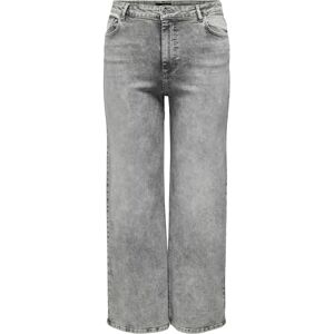 ONLY Carmakoma Carwilly Hw Wide DNM Tai0918, Grå denim, 52W / 32L ONLY Carmakoma Carwilly Hw Wide DNM Tai0918, Grå denim, 52W / 32L