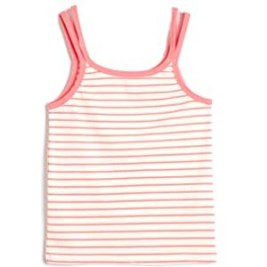 Koton Girls's Tank Top Strappy Ribbed U Neck Shirt, Rose Stripe (05 m), 7-8 År Koton Girls's Tank Top Strappy Ribbed U Neck Shirt, Rose Stripe (05 m), 7-8 År
