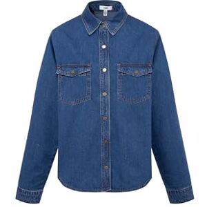 Mavi Dam denimskjorta blus, mörk indigo, M, Mörk indigo, M Mavi Dam denimskjorta blus, mörk indigo, M, Mörk indigo, M