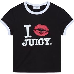 Juicy Couture I KISS T-shirt, svart, M Juicy Couture I KISS T-shirt, svart, M