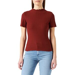 ONLY Damer Onlemma S/S Highneck Top Noos JRS T-shirt, Henna, XS ONLY Damer Onlemma S/S Highneck Top Noos JRS T-shirt, Henna, XS