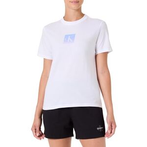 Calvin jeans dam SS klassisk passform t-shirt LV047C864G grafiska t-shirts, vit (lysande vit), XXS, Vit (lysande vit), XXS Calvin jeans dam SS klassisk passform t-shirt LV047C864G grafiska t-shirts, vit (lysande vit), XXS, Vit (lysande vit), XXS