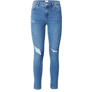ONLY Dam skinny fit jeans ONLDaisy liv normal push ankle, Mellanblå denim, 28W x 30L ONLY Dam skinny fit jeans ONLDaisy liv normal push ankle, Mellanblå denim, 28W x 30L