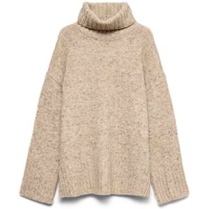 VERO MODA Vmingrid Ls Roll Neck Pullover Boo, Silver Mink, M VERO MODA Vmingrid Ls Roll Neck Pullover Boo, Silver Mink, M