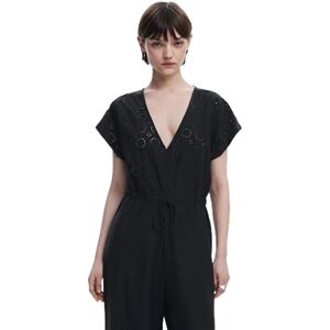 Desigual Jumpsuit_danubio jeans för kvinnor, svart, S Desigual Jumpsuit_danubio jeans för kvinnor, svart, S