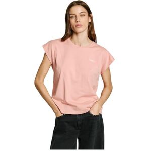 Pepe Jeans dam BLOOMA T-shirt, rosa (ÄRD ROSA), XS, Rosa (tvättad rosa), XS Pepe Jeans dam BLOOMA T-shirt, rosa (ÄRD ROSA), XS, Rosa (tvättad rosa), XS