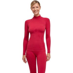 FALKE , Baselayer-Shirt Maximum Warm High Neck W L/S SH funktionsmaterial snabbtorkande 1 styck, rosa (röd 8644), M FALKE , Baselayer-Shirt Maximum Warm High Neck W L/S SH funktionsmaterial snabbtorkande 1 styck, rosa (röd 8644), M