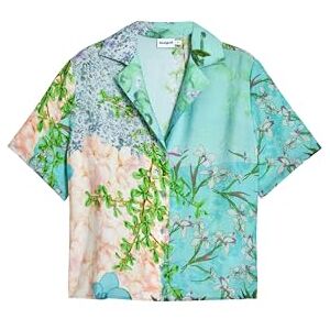 Desigual CAM_Silka T-shirt för kvinnor, grön, S Desigual CAM_Silka T-shirt för kvinnor, grön, S