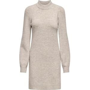 JDY Dam rue L/S höghalsad klänning KNT Noos klänning, Chateau grå, XS JDY Dam rue L/S höghalsad klänning KNT Noos klänning, Chateau grå, XS