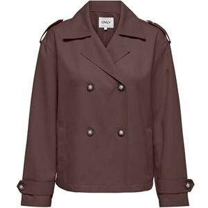 ONLY Onlhannah Short trenchcoat Otw, Choklad martini, XXL ONLY Onlhannah Short trenchcoat Otw, Choklad martini, XXL