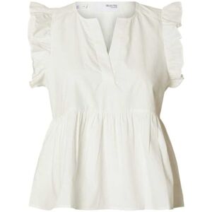 SELECTED FEMME SLFBLAIR-IDA SL TOP NOOS, Snövit, 40 SELECTED FEMME SLFBLAIR-IDA SL TOP NOOS, Snövit, 40