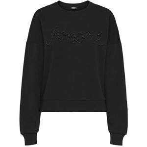 ONLY Onljenna L/S O-hals Emb. Box SWT, svart, XS ONLY Onljenna L/S O-hals Emb. Box SWT, svart, XS