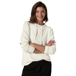 Cecil Solid T-shirt med Shiny-detaljer, Vanilj vit, XXL Cecil Solid T-shirt med Shiny-detaljer, Vanilj vit, XXL