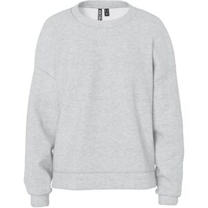 PIECES Damer Pcchilli Ls Loose Sweat Noos Bc sweatshirt, Ljusgrå melange, M PIECES Damer Pcchilli Ls Loose Sweat Noos Bc sweatshirt, Ljusgrå melange, M