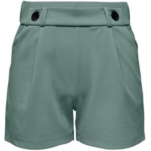 JDY Kvinnor Lätt Poptrash Shorts Kort Stretch Sommar Byxor GEGGO JRS Avslappnad Hotpants Enfärgad, Color:Green-3, Size:S JDY Kvinnor Lätt Poptrash Shorts Kort Stretch Sommar Byxor GEGGO JRS Avslappnad Hotpants Enfärgad, Color:Green-3, Size:S