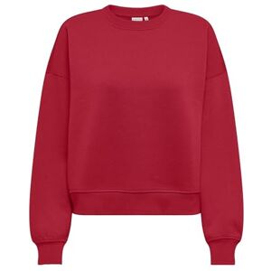 ONLY Endast Onlbest L/S Crew Neck SWT Noos, Äkta röd, XS ONLY Endast Onlbest L/S Crew Neck SWT Noos, Äkta röd, XS