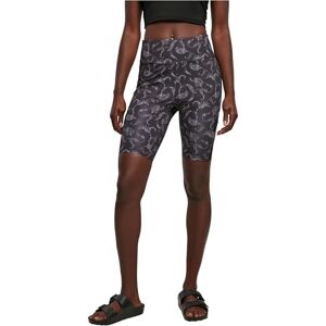 Urban Classics Dam High Waist Tech Mesh AOP Cycle Shorts, blackpaisley, M Urban Classics Dam High Waist Tech Mesh AOP Cycle Shorts, blackpaisley, M