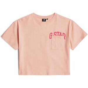 G-STAR flickor s lös crop T-shirt, Rosa (Evening Sand D25562-01-g938), 16 år G-STAR flickor s lös crop T-shirt, Rosa (Evening Sand D25562-01-g938), 16 år